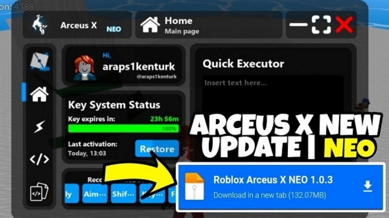 Tải Arceus X ROBLOX VNG V1.9.7 APK Miễn Phí Mới Nhất Cho Android 2 Những Ưu Điểm Đột Phá Trên Arceus X VNG