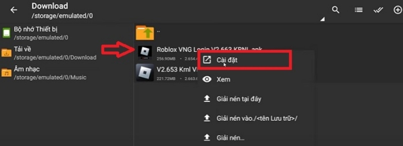 Tải Hack Krnl X ROBLOX (VNG + QT) Mới Nhất v2.697 cho Android 3 Krnl VNG