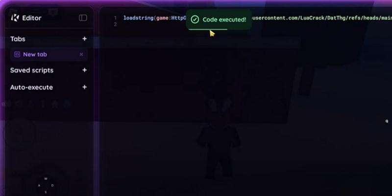 Dán Script để chạy game Krnl VNG