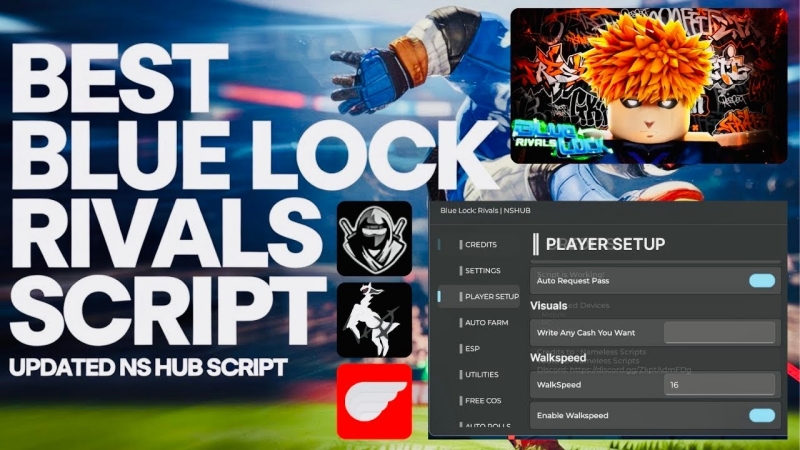 Tải Hack Blue Lock Rivals v2.704 + Script (Auto Goal, Auto Steal, Instant Win) APK 2 Hack Blue Lock Rivals