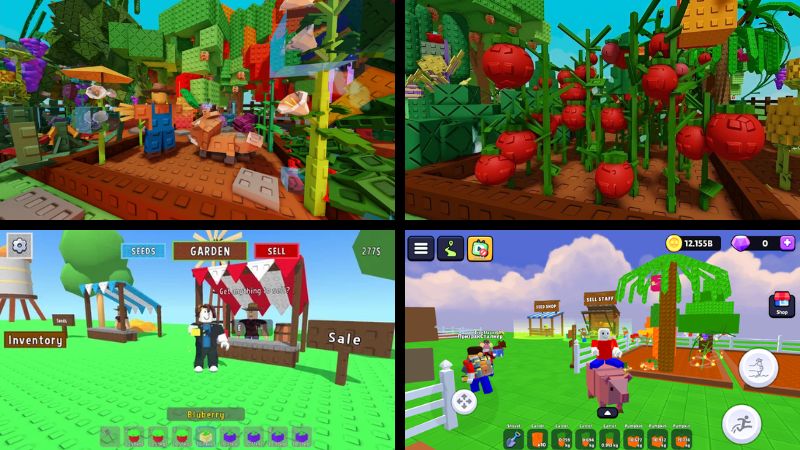 Tải Hack Grow A Garden Roblox + Script (Auto Farm, Auto Sell, Mở Trứng Nhanh) v2.702 APK 1 Các tính năng nổi bật trong bản Script Hack Grow A Garden