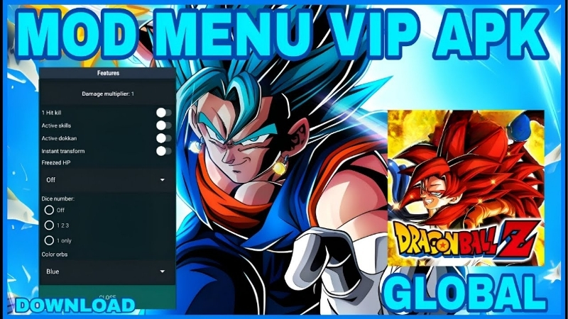 Tải Dokkan Battle Mod APK: Mod Menu & Sát Thương Cao (2026) 2 Các tính năng độc quyền trong bản Dokkan Battle Mod