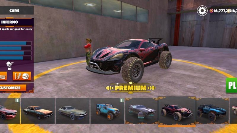 Tải Hack Off The Road (Full Tiền, Mở Khóa Full Xe) v1.18.1 3 Bộ Sưu Tập Phương Tiện Đa Dạng Trong Hack Off The Road