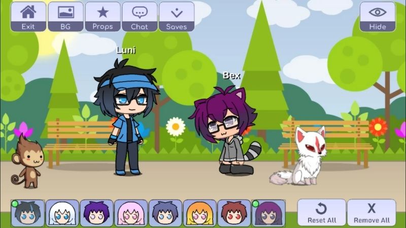 Tải Gacha MOD APK (Vô Hạn Tiền, Mở Khóa ) v1.1.12 3 Khám Phá Cốt Truyện Qua Tương Tác Trong Gacha MOD