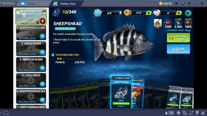 Tải Hack Fishing Clash (Vô Hạn Tiền, Tự Động Câu) V1.0.457 3 Thu Thập Bộ Sưu Tập Cá Hiếm Đa Dạng Trong Hack Fishing Clash