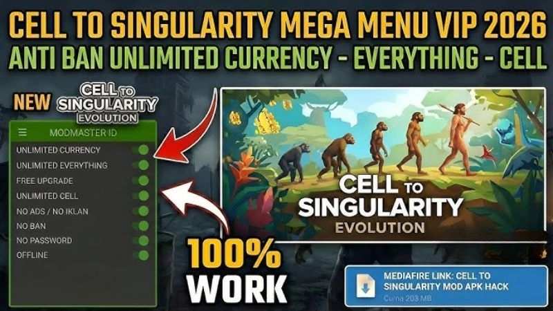 Tải Cell To Singularity Hack (Vô Hạn Tiền, Menu) v43.42 4 Các Tính Năng Đặc Biệt Trong Phiên Bản Cell To Singularity Hack