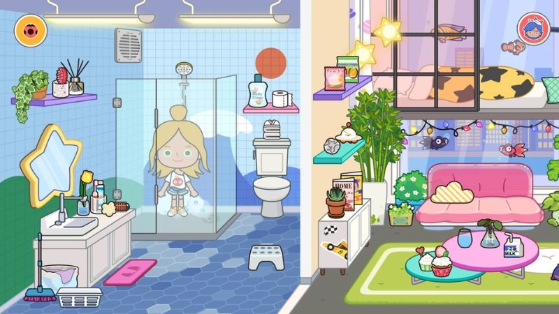 Tải Miga World Mod Apk (Mở Khóa Tất Cả, Full Nội Thất) v1.96 2 Thế Giới Mở Tự Do Trong Miga World Mod Apk