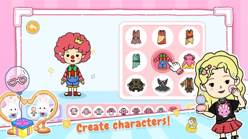Tải Yoya Busy Life World Mod APK (Mở Khóa Tất Cả) v3.34 2 Tự Do Thiết Kế Và Cá Nhân Hóa Nhân Vật Sống Động Trong Yoya Busy Life World Mod