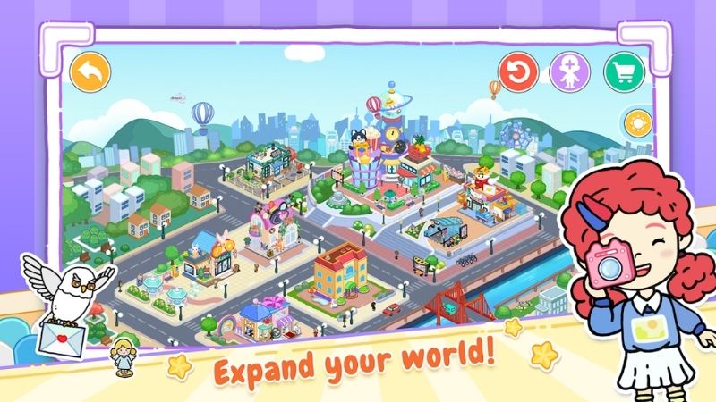 Tải Yoya Busy Life World Mod APK (Mở Khóa Tất Cả) v3.34 3 Hệ Thống Bản Đồ Địa Điểm Đa Dạng Trong Yoya Busy Life World Mod